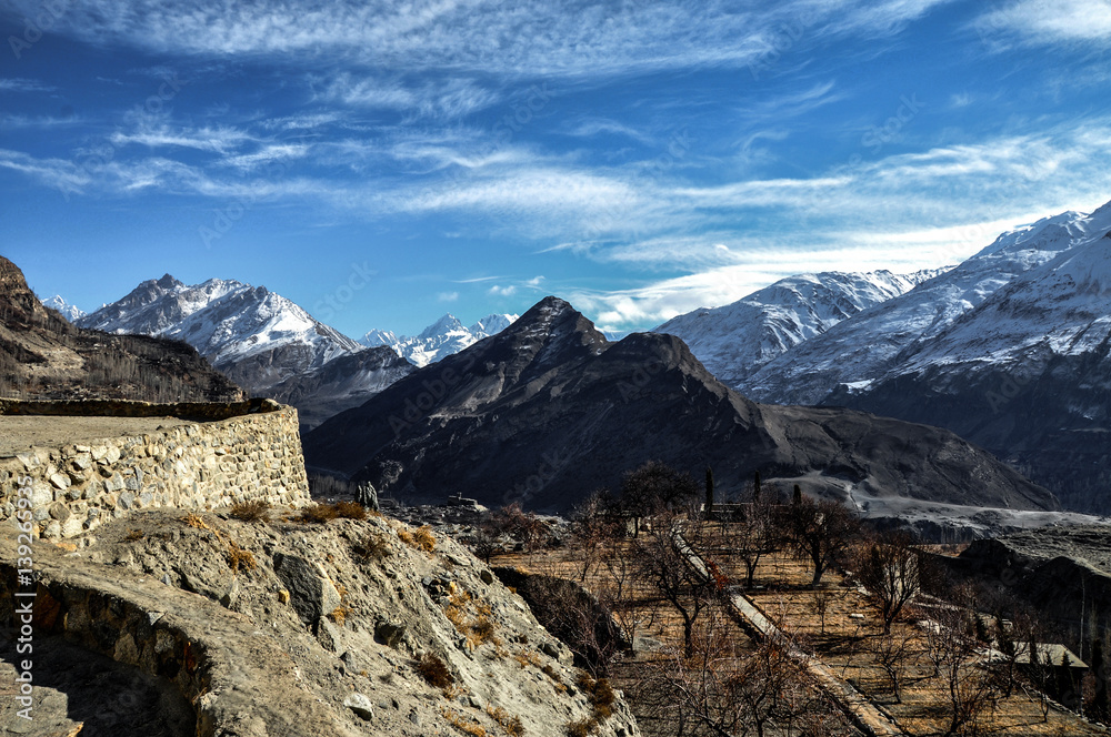 Obraz premium Karakoram Mountains range