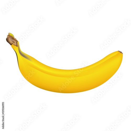 Banana isolated on white background