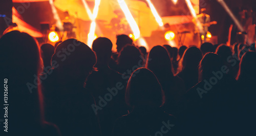 the audience at a concert at the club