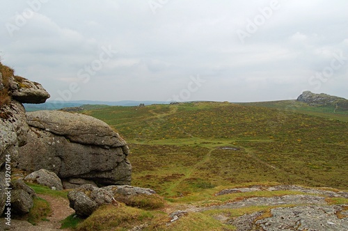 The Dartmoor National Park in England