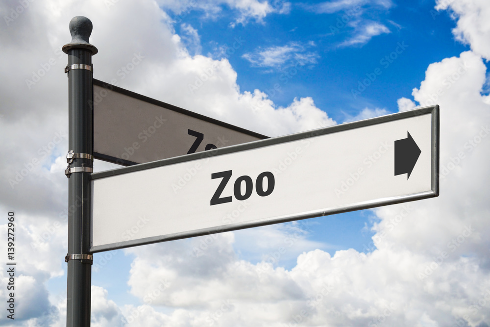 Fototapeta premium Schild 197 - Zoo