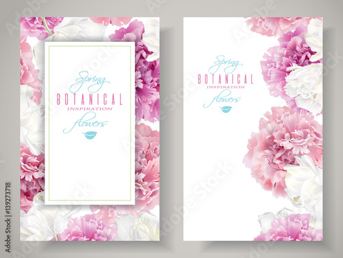 Peony tulip banners