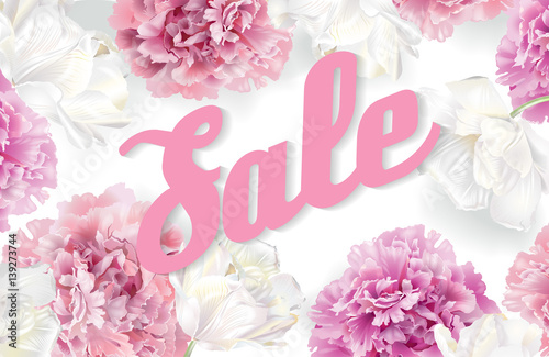Peony sale banner