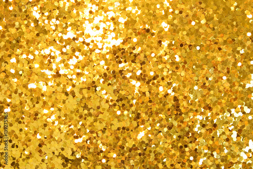 Obraz na plátně gold sequinned background texture