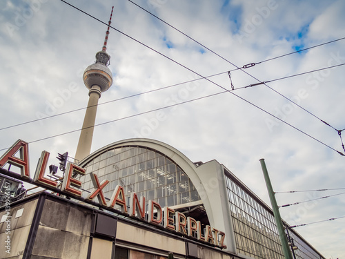 Berlin TV Tower on Alexanderplatz (Germany)