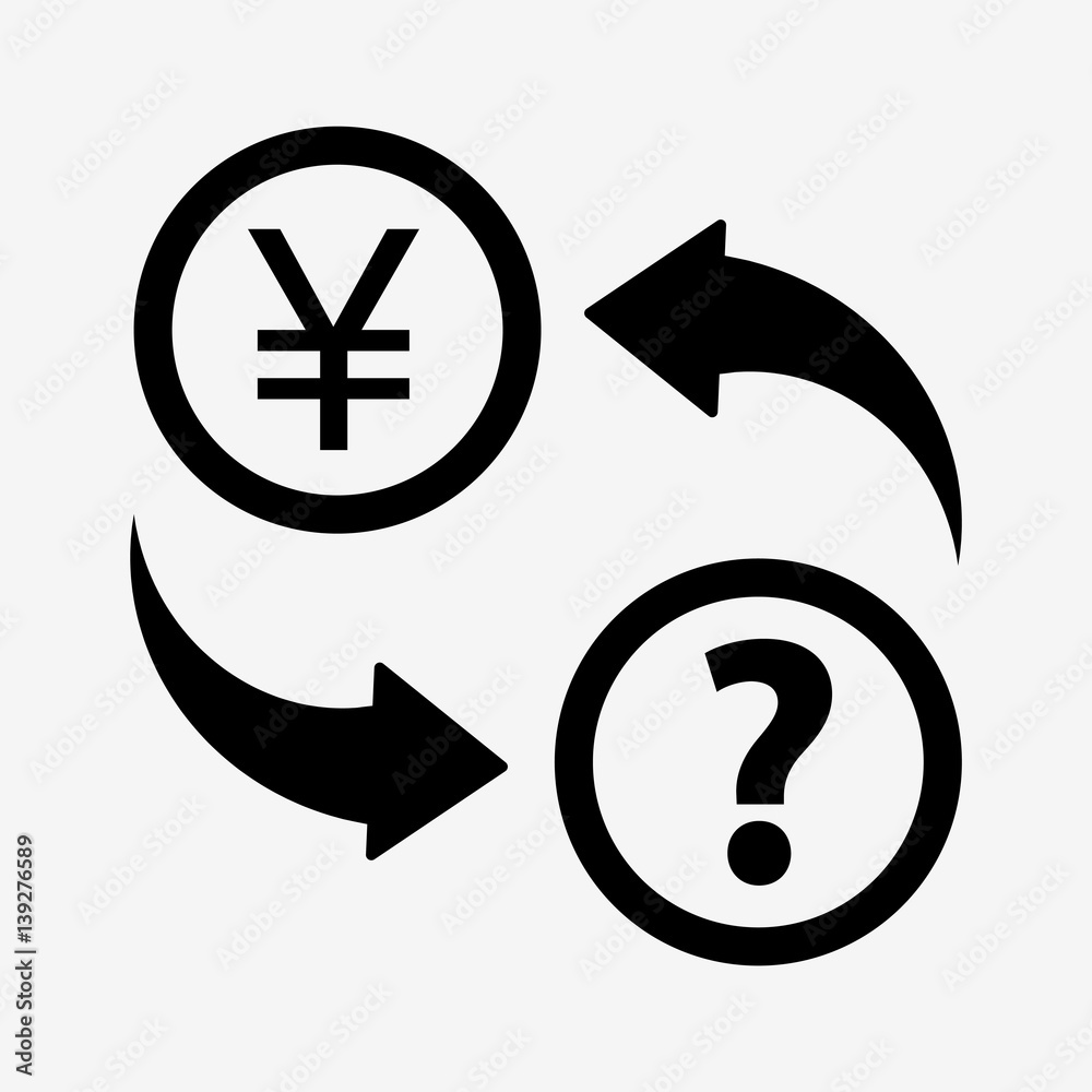 Money convert icon Money convert icon