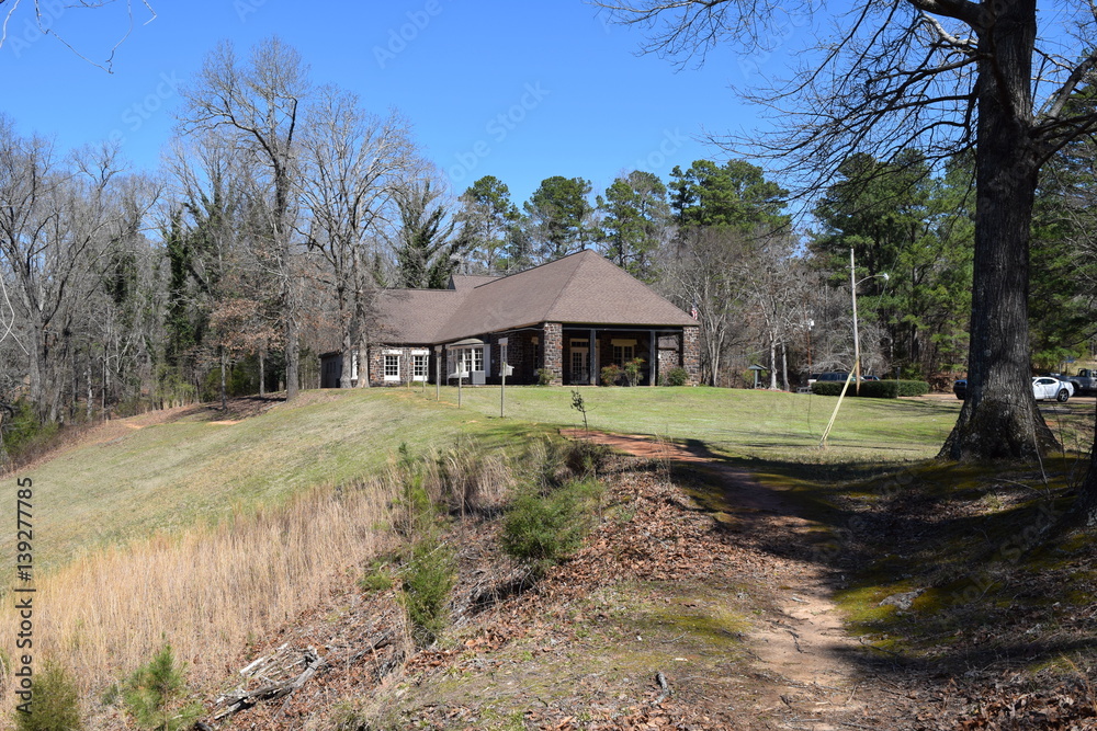 Park office in Wall Doxey State Park, Mississippi