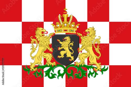 Flag of North Brabant, Netherlands