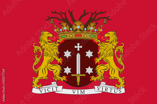 Flag of Haarlem, Netherlands