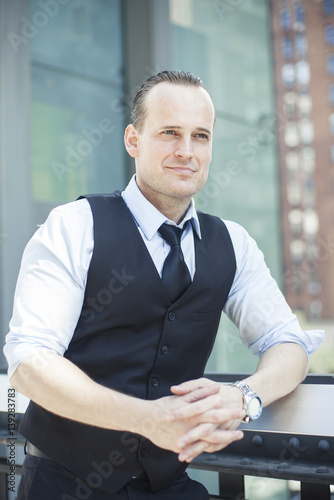 Businessman, portrait photo