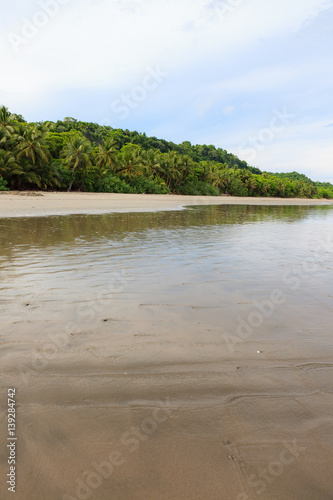 Big open sand beach montezuma