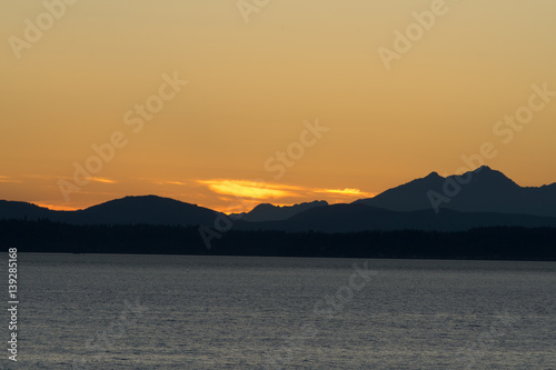 Puget Sound after Sunset