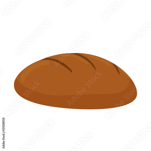 Delicious and fresh bread icon vector illustration graphic design