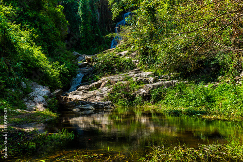 Flowing water