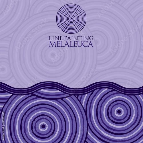 Line painting invite/ greeting card in vector format.