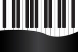Piano vector illustration background music design