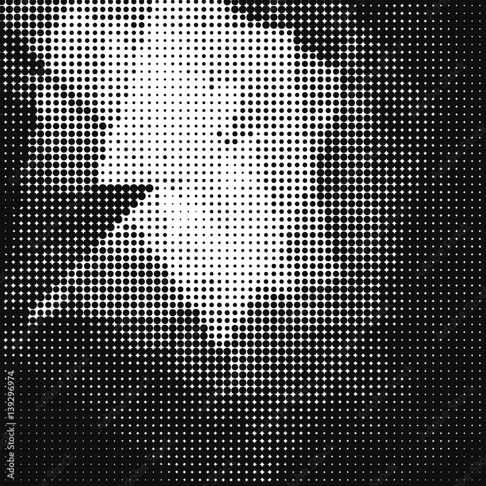 Fototapeta premium halftone dotted backdrop