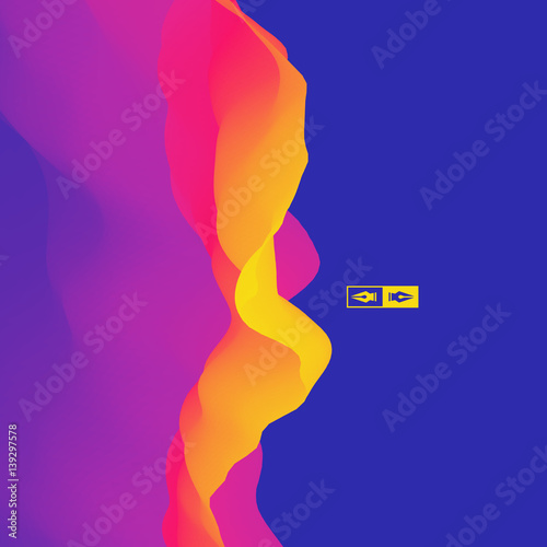 Abstract Background. Dynamic Effect. Futuristic Technology Style.