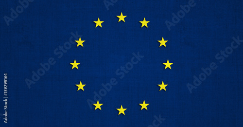 Flag of EU. photo