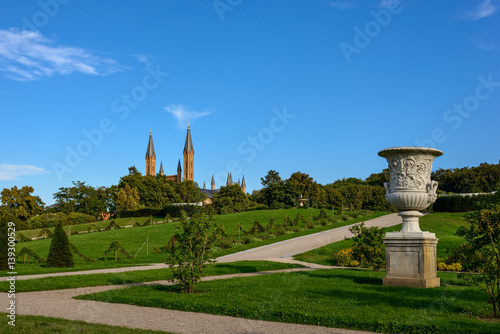 Terrassen im Schlossgarten von Neustrelitz photo