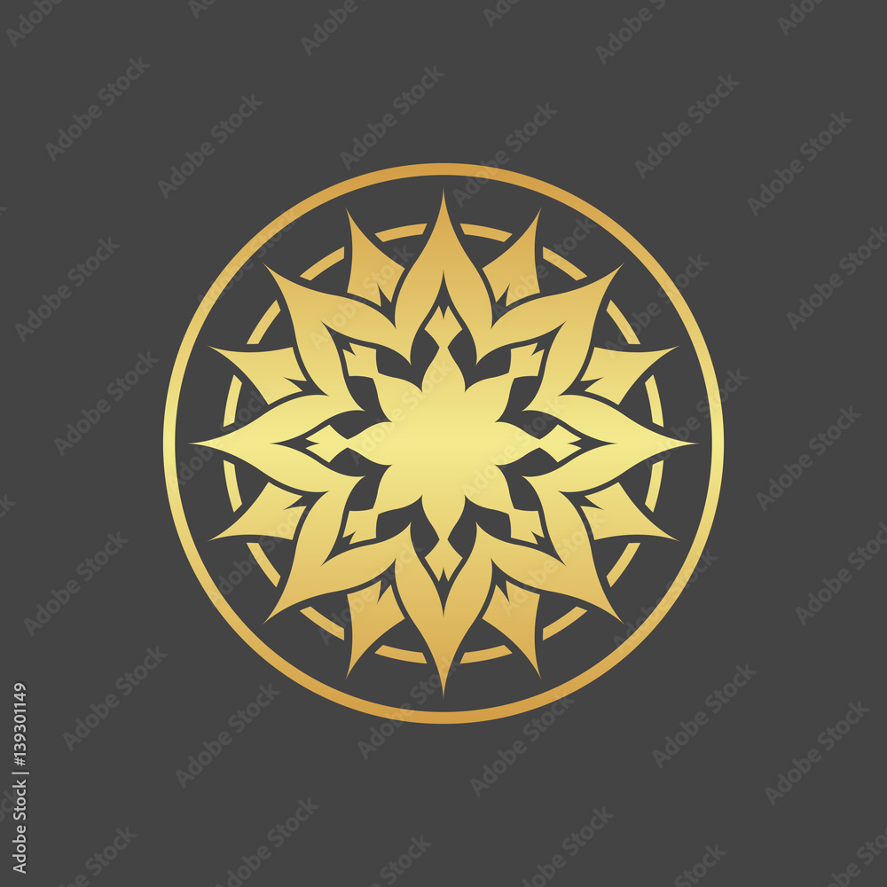 Abstract element for design, gold star, decoration. Abstract element for design, gold star, decoration.