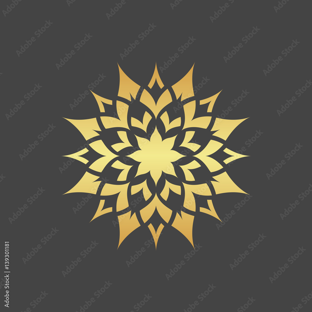 Abstract element for design, gold star, decoration. Abstract element for design, gold star, decoration.