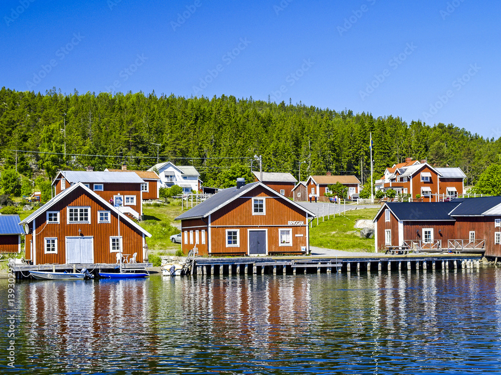 Höga Kusten, swedish village, Sweden, Norrland, Angermanland