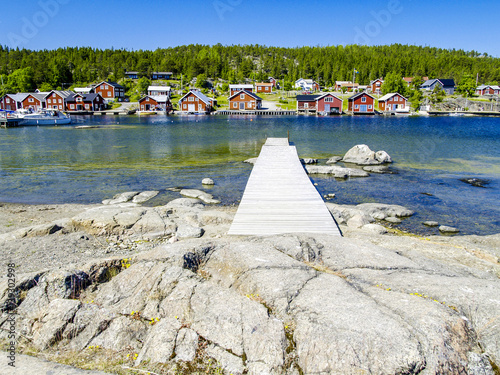 Höga Kusten, swedish village, Sweden, Norrland, Angermanland photo