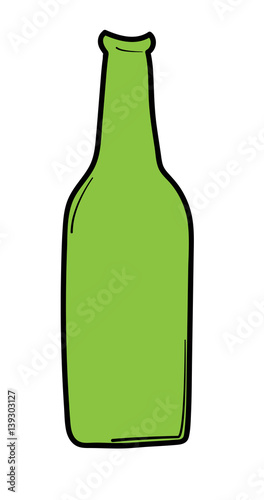 Green Beer Bottle