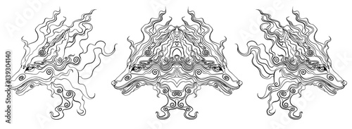 fox, symbolizes a mythical East deity