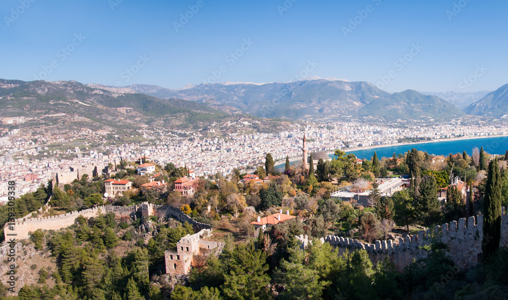 Alanya cityscape. Turkey