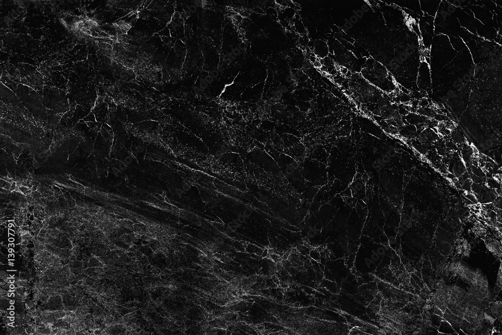 The luxury of black marble texture and background.