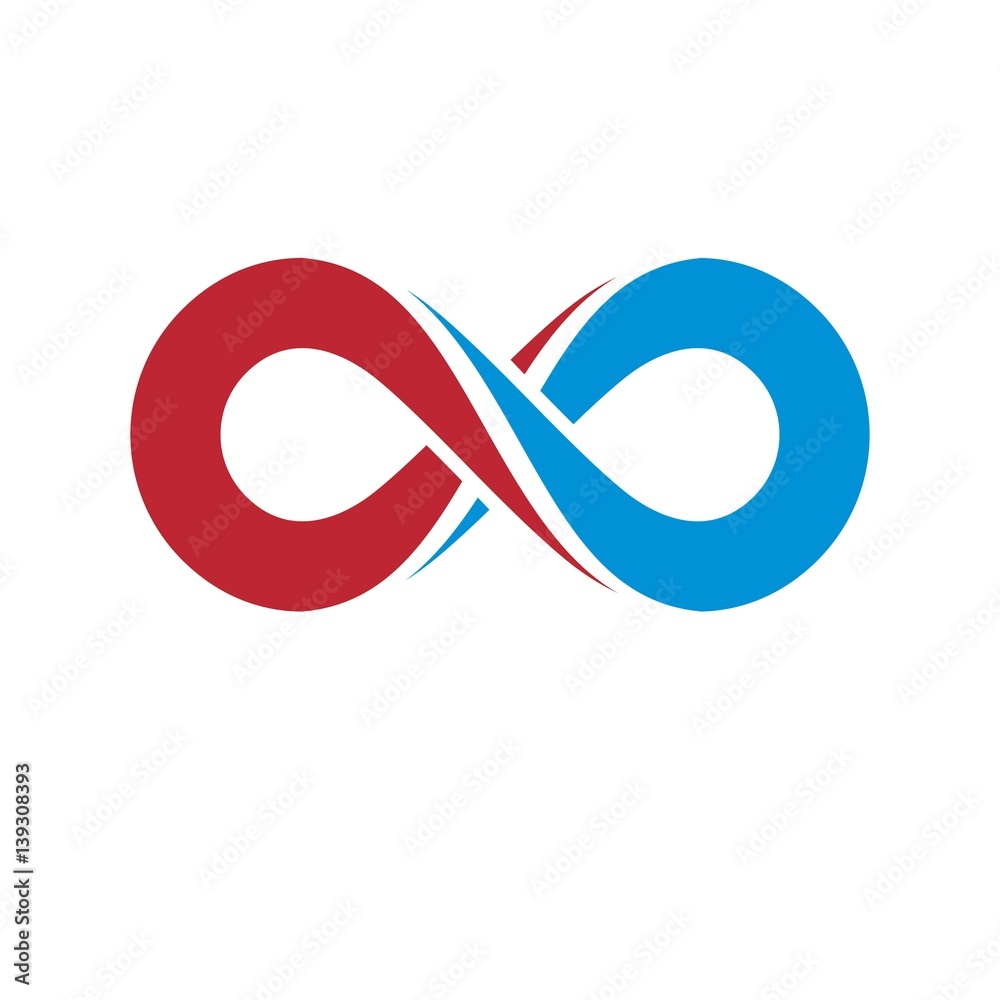 Endless Infinity Loop conceptual logo, vector special sign. Endless Infinity Loop conceptual logo, vector special sign.