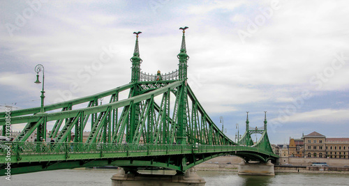 Liberty bridge at Budapest city