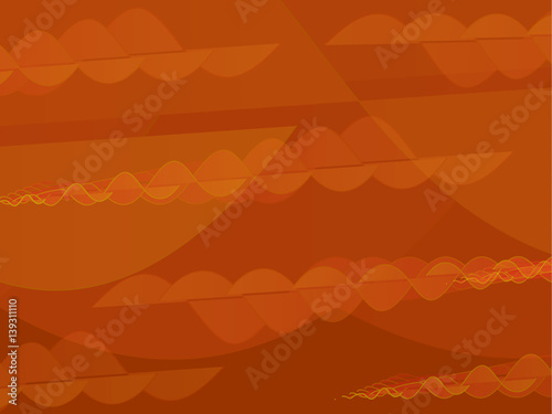 Dark orange and red abstract background. Vector illustration.