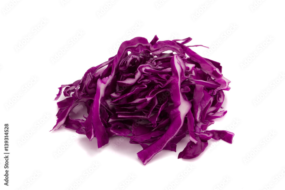 purple cabbage isolated on white purple cabbage isolated on white