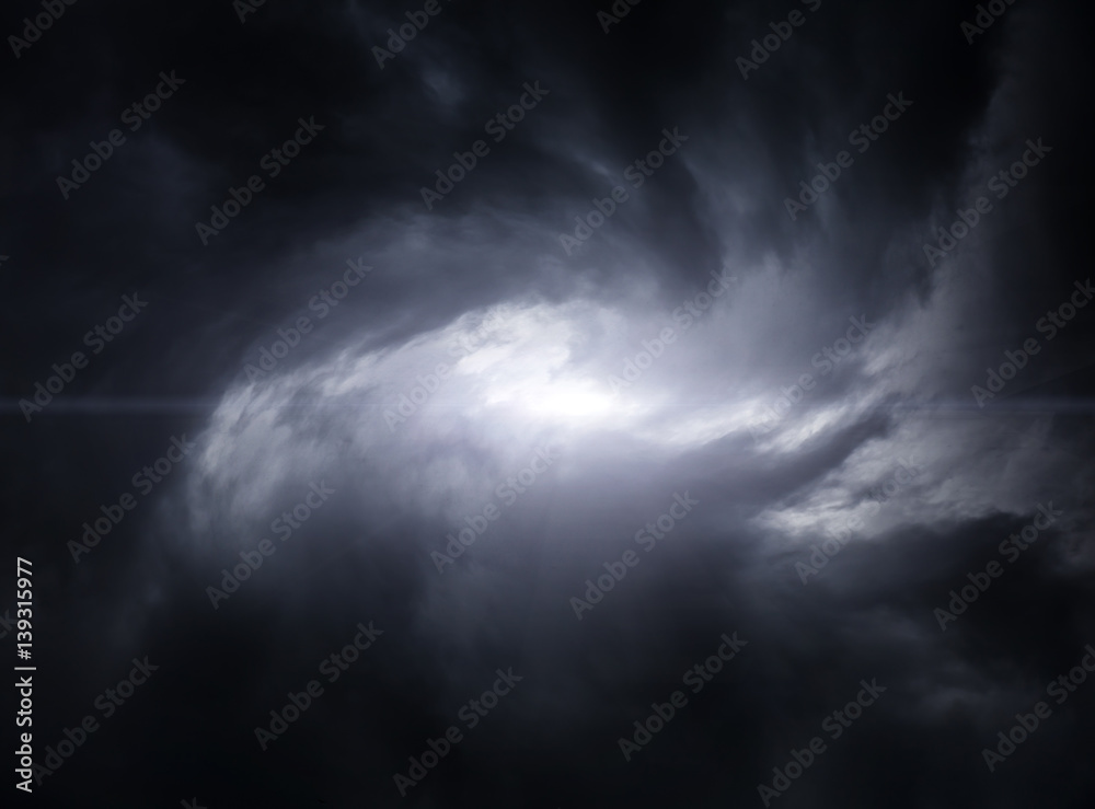Obraz premium Whirlwind in the Clouds