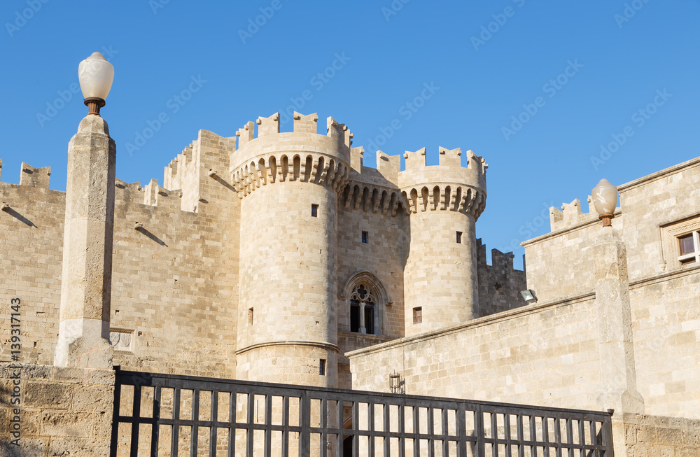 Fortifications of Old Town of Rhodes - Sea Gate, Greece