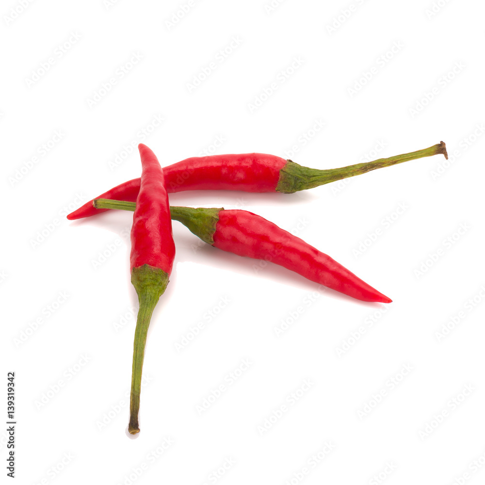 chili pepper isolated on a white background chili pepper isolated on a white background