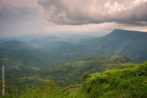 mountain landscape view point at Phu Tubberk in Phetchabun thailand. © fotobieshutterb