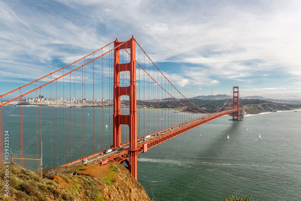 Fototapeta premium Golden Gate Bridge, San Francisco, California