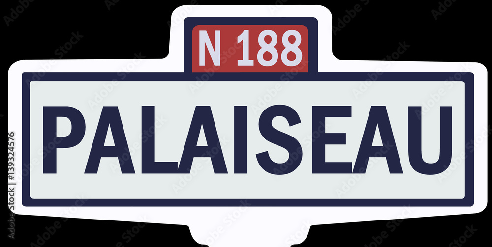 PALAISEAU - Ancien panneau entrée d'agglomération PALAISEAU - Ancien panneau entrée d'agglomération