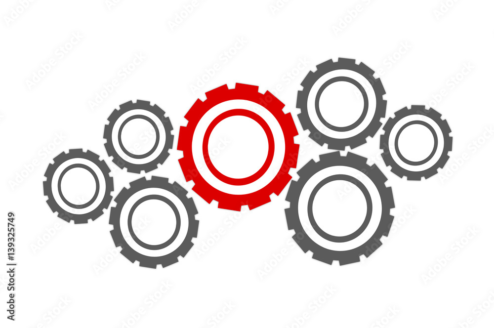 Abstract cogs - gears Abstract cogs - gears