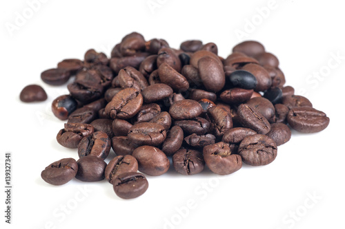 isolated cofee beans