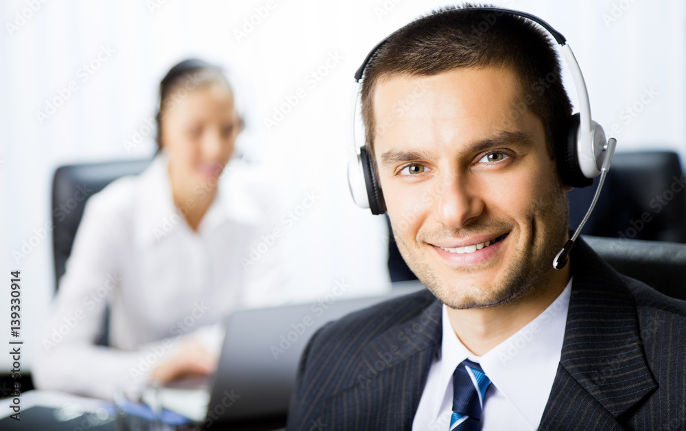 Customer support phone operator Customer support phone operator