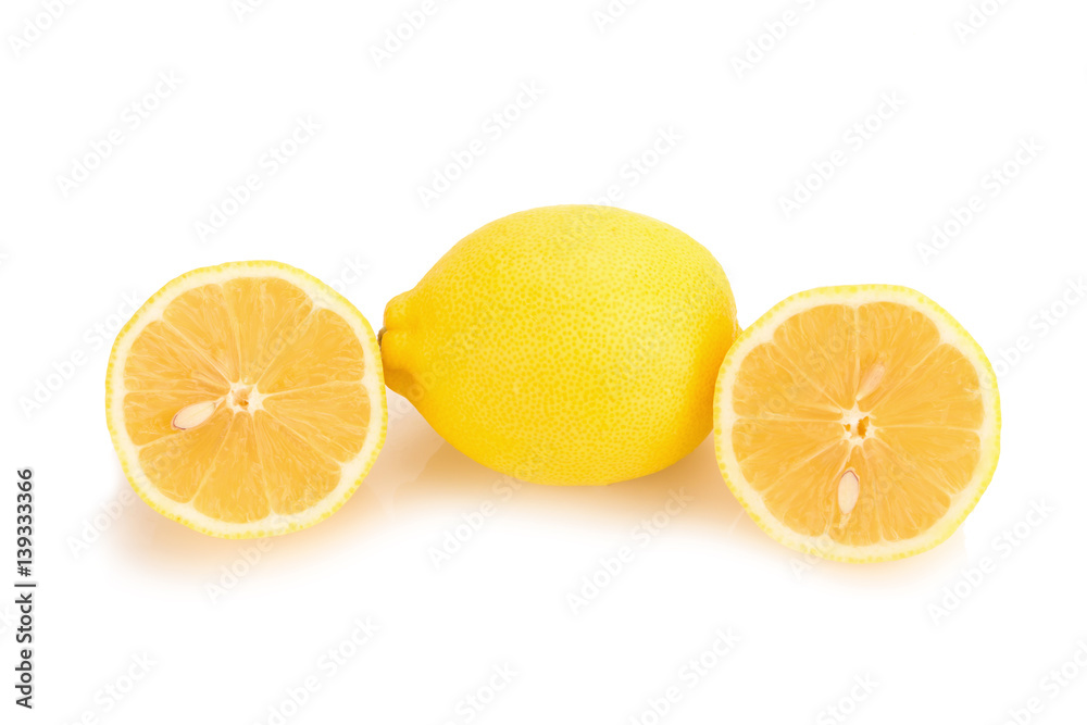 lemon isolated on white background