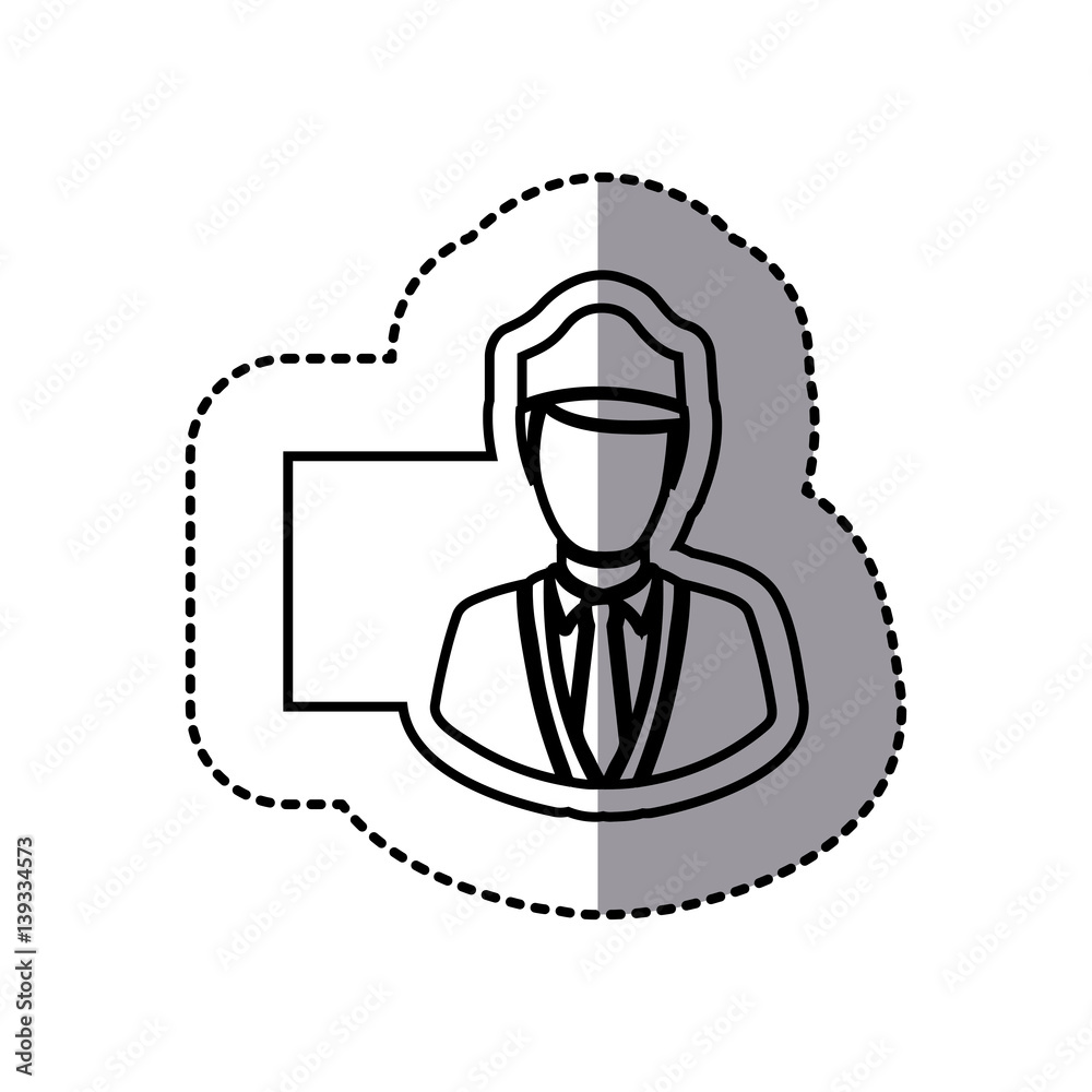 figure emblem guard person icon, vector illustraction design image figure emblem guard person icon, vector illustraction design image