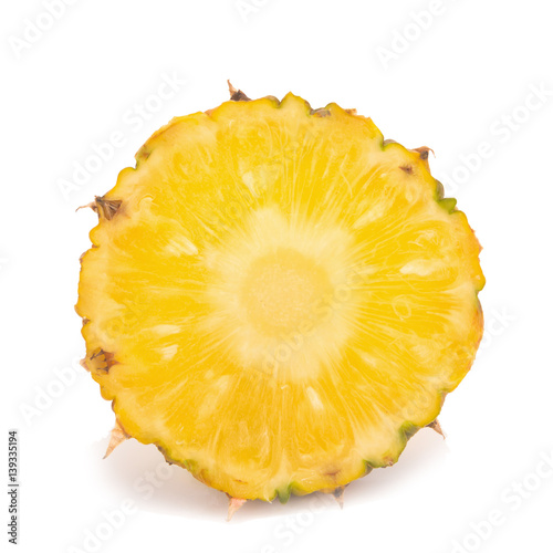 Pineapple isolated no white Background