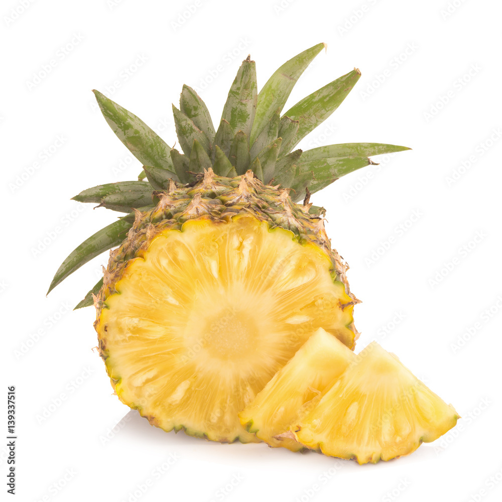 Pineapple isolated no white Background Pineapple isolated no white Background