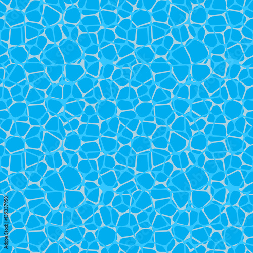 seamless texture of blue water